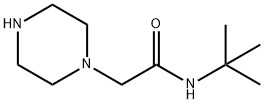 N-(叔丁基)-2-哌嗪-1-基乙酰胺, 89433-49-8, 结构式