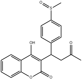 methylsulfinylwarfarin,89434-45-7,结构式
