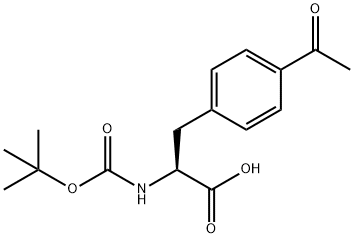 BOC-4-乙酰基-DL-苯丙氨酸,894413-41-3,结构式