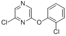 2-CHLORO-6-(2-CHLOROPHENOXY) PYRAZINE Structure