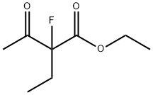 Butanoic  acid,  2-ethyl-2-fluoro-3-oxo-,  ethyl  ester Structure