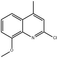 2-氯-8-甲氧基-4-甲基喹啉,89445-80-7,结构式