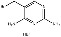 2,4-Diamino-5-(bromomethyl)pyrimidine Structure