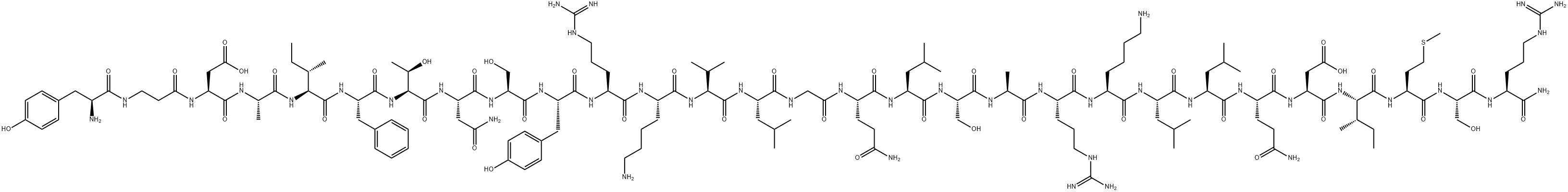 (D-ALA2)-GRF (1-29) AMIDE (HUMAN) 化学構造式