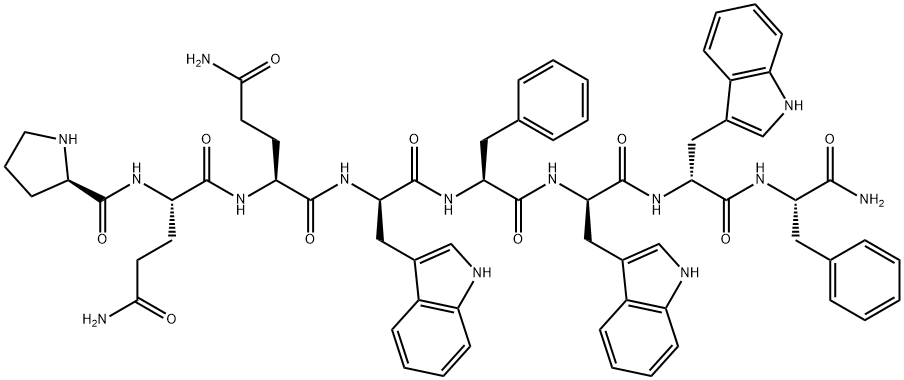 (D-PRO4,D-TRP7,9,10,PHE11)-SUBSTANCE P (4-11),89457-20-5,结构式