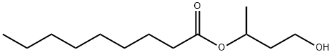 ノナン酸3-ヒドロキシ-1-メチルプロピル 化学構造式