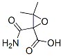 Butyric acid, 2-carbamoyl-2,3-epoxy-3-methyl- (7CI) 化学構造式