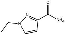 1-乙基-1H-吡唑-3-甲酰胺,89464-90-4,结构式