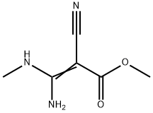 아크릴산,3-아미노-2-시아노-3-(메틸아미노)-,메틸에스테르(7CI)