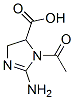 2-Imidazoline-5-carboxylic acid, 1-acetyl-2-amino- (7CI) 结构式