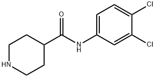 N-(3,4-二氯苯基)哌啶-4-酰胺,894802-34-7,结构式