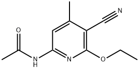 N-(5-CYANO-6-ETHOXY-4-METHYLPYRIDIN-2-YL)ACETAMIDE Structure