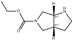 顺式-5-乙氧羰基-1H-六氢吡咯并[3,4-B]吡咯, 894854-14-9, 结构式