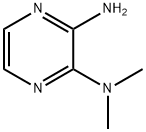 2-アミノ-3-(ジメチルアミノ)ピラジン 化学構造式
