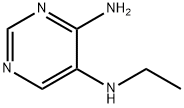 Pyrimidine, 4-amino-5-(ethylamino)- (7CI) Structure