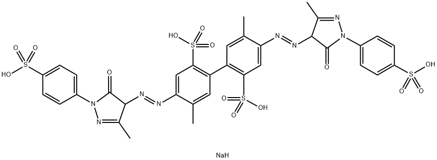 89504-75-6 tetrasodium 4,4'-bis[[4,5-dihydro-3-methyl-5-oxo-1-(4-sulphonatophenyl)-1H-pyrazol-4-yl]azo]-5,5'-dimethyl[1,1'-biphenyl]-2,2'-disulphonate