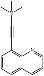 8-((TriMethylsilyl)ethynyl)quinoline 化学構造式