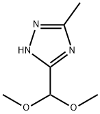 3-Dimethoxymethyl-5-methyl-1H-[1,2,4]triazole Structure