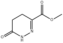 6-オキソ-1,4,5,6-テトラヒドロピリダジン-3-カルボン酸メチル 化学構造式