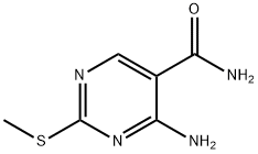 4-AMINO-2-(METHYLTHIO)PYRIMIDINE-5-CARBOXAMIDE Struktur