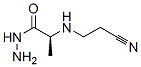 Alanine,  N-(2-cyanoethyl)-,  hydrazide 结构式
