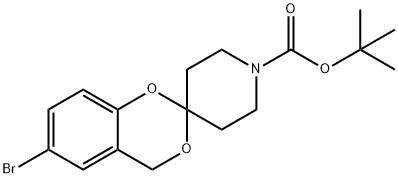 Tert-Butyl6-bromo-4H-spiro[benzo[d][1,3]dioxine-2,4'-piperidine]-1'-carboxylate