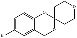 6-BroMo-2',3',5',6'-tetrahydro-4H-spiro[benzo[d][1,3]dioxine-2,4'-pyran],895525-86-7,结构式