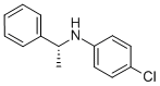 Benzenemethanamine, N-(4-chlorophenyl)-a-methyl-, (aR)- 化学構造式