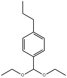 4-N-PROPYLBENZALDEHYDE DIETHYL ACETAL Structure