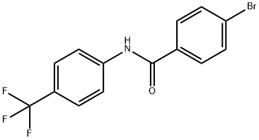 4-bromo-N-[4-(trifluoromethyl)phenyl]benzamide Structure