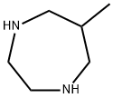 6-甲基-1,4-二氮杂环庚烷,89582-17-2,结构式