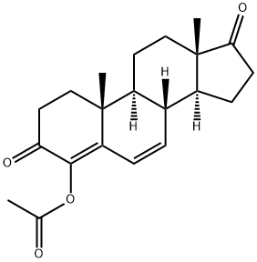 4-(Acetoxy)androsta-4,6-diene-3,17-dione Structure
