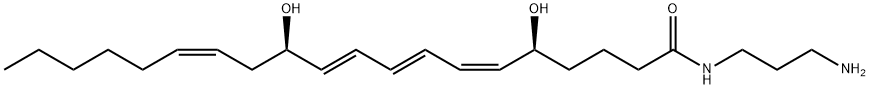 LEUKOTRIENE B4-3-AMINOPROPYLAMIDE Struktur