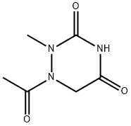 as-Triazine-3,5(2H,4H)-dione, 1-acetyldihydro-2-methyl- (7CI),89598-69-6,结构式