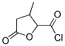 Butyric acid, 4-(chloroformyl)-4-hydroxy-3-methyl-, gamma-lactone (7CI) Structure