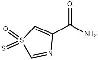 4-Thiazolecarboxamide,  thio-,  1-oxide  (7CI) 结构式