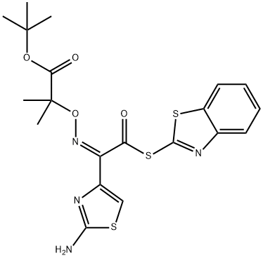 头孢他啶侧链酸活性酯,89604-92-2,结构式