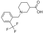 1-(2-TRIFLUOROMETHYL-BENZYL)-PIPERIDINE-3-CARBOXYLIC ACID|