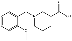 1-(2-methoxybenzyl)piperidine-3-carboxylic acid Structure