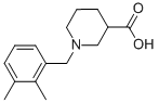 1-(2,3-dimethylbenzyl)piperidine-3-carboxylic acid Structure