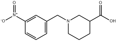 1-(3-nitrobenzyl)piperidine-3-carboxylic acid,896052-79-2,结构式