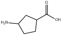 3-氨基环戊烷甲酸,89614-96-0,结构式