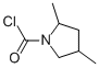 1-Pyrrolidinecarbonyl chloride, 2,4-dimethyl- (9CI) 结构式