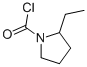 1-Pyrrolidinecarbonyl chloride, 2-ethyl- (9CI) Struktur