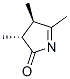 2H-Pyrrol-2-one,3,4-dihydro-3,4,5-trimethyl-,trans-(9CI) Struktur