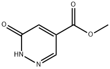 6-oxo-1,6-dihydropyridazine-4-carboxylic acid methyl ester Struktur