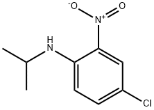 N1-ISOPROPYL-4-CHLORO-2-NITROANILINE 化学構造式