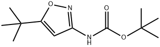(5-(叔丁基)异噁唑-3-基)氨基甲酸叔丁酯, 89661-71-2, 结构式