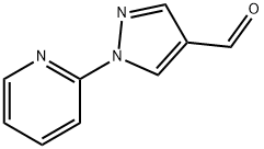 1-PYRIDIN-2-YL-1H-PYRAZOLE-4-CARBALDEHYDE 化学構造式