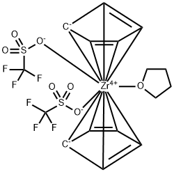 BIS(CYCLOPENTADIENYL)ZIRCONIUM BIS(TRIFLUOROMETHANESULFONATE)TETRAHYDROFURAN ADDUCT price.